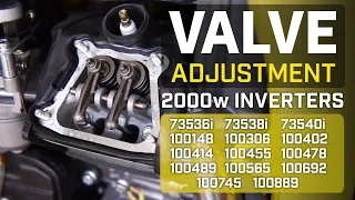 Valve Adjustment (2000-Watt Inverters)