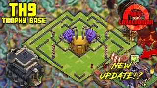 BEST TH9 [Town Hall 9] Trophy Base! w/ Replays Anti Lavaloonion - Clash Of Clans