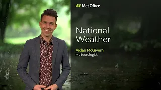 24/04/23 – Spells of wet weather – Afternoon Weather Forecast UK – Met Office Weather