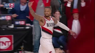 Damian Lillard Waves Goodbye to Russell Westbrook - Game 5 | April 23, 2019