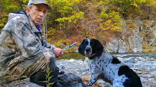 FOUND THE SKULL ON THE RIVER. Mountain fishing in Primorye. Trout Malma.