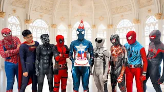 What If All SuperHero in 1 HOUSE ?? || What happens on Captain-Spider 's birthday ?? (Funny, Action)