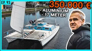 DER SIEHT VÖLLIG ABGEFAHREN AUS! Ein 17 Meter Alu-Katamaran !!! | BootsProfis #93