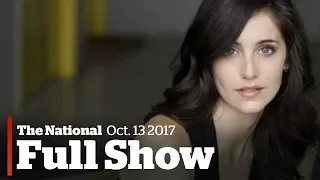 The National for Friday October 13th: Weinstein's Canadian accuser, Iran deal, Boyle family's return