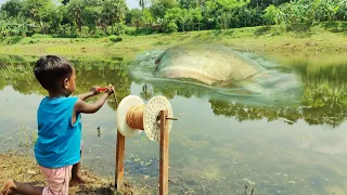 Best Hook fishing 2022✅|Little Boy hunting fish by fish hook From Beautiful  nature🥰🥰(Part-81)