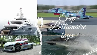 The Most Expensive Billionaire Toys. Top ten millionaire toys. TOP Most EXPENSIVE TOYS In The World