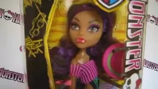 Обзор куклы Клодин Вульф Пляжная серия Монстер Хай Clawdeen Wolf Gloom Beach Monster High