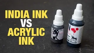 India Ink vs Acrylic Ink