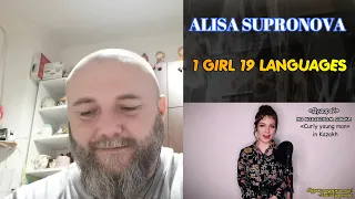 ALISA SUPRONOVA - 1 GIRL, 19 LANGUAGES | Алиса Супронова = 1 девушка, 19 языков (REACTION)