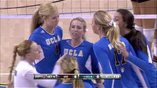 Highlights: Karsta Lowe leads Bruins women's volleyball past rival USC