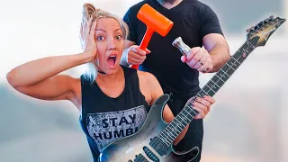 HURRICANE NITA gets  HAMMER THERAPY after HEADBANGING INJURY?!