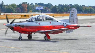PDK Airport: T-6 Texan II ,Business jet and more