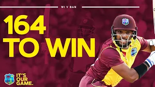 👀 Run Chase | 🏏 164 To Win T20 International | 🎥 West Indies v Bangladesh