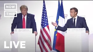 Trump and Macron Hold Joint Press Conference | NowThis