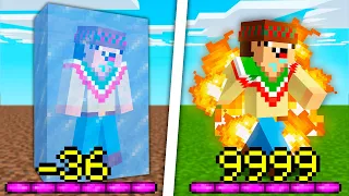 ¡Minecraft PERO mi XP = MI TEMPERATURA! 🌡️🔥😂🧊 SILVIOGAMER MINECRAFT PERO