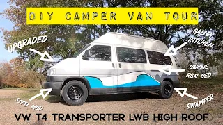 DIY Camper Van Tour | VW T4 2.5tdi Transporter LWB High Roof