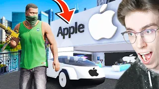 ГАНГСТЕР ОГРАБИЛ МАГАЗИН APPLE!! - GTA 5 Реальная Жизнь (Моды ГТА 5)