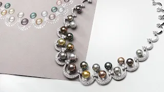 Yoko London Masterpiece | Tahitian Pearl and Diamond Necklace