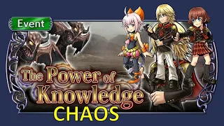 DFFOO - The Power of Knowledge, Trey CHAOS Lv 180 | 999k Score