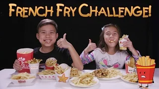 FRENCH FRY CHALLENGE!!! w/ Homemade Zucchini Fries Prank!