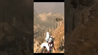 Altair perform Leap of Faith in the Mountain Region | Assassin's Creed