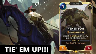 SHERIFF SIVIR AND DEPUTY RENEKTON | Legends of Runeterra Gameplay | LoR | Renekton Sivir Deck