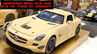 DIE CAST CAR'S ( 🔥🔥🔥 Mercedes Benz SLS AMG GT3 VS FORD GT CONCEPT 🔥🔥🔥)