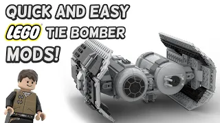 Quick and Easy Lego 2023 TIE Bomber Mods!