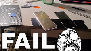 FAIL! Galaxy S8 / S8+ Glass Screen Replacement DIY MISTAKE!