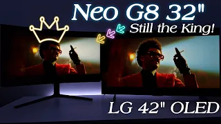 OLED is Overrated! Samsung Neo G8 32" 4k 240hz Mini LED is Impact Brightness King