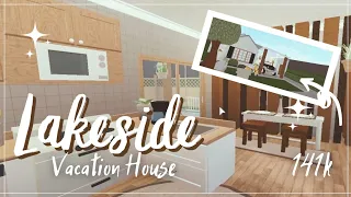 Lakeside Vacation House: Bloxburg House Build | No Gamepass