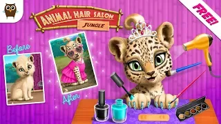 Jungle Animal Hair Salon 🌴 Pets Makeover Gameplay | TutoTOONS