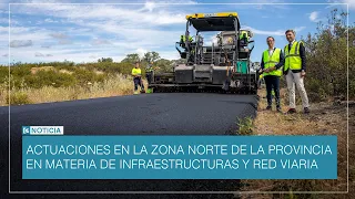 Visita a la obra de refuerzo del firme de la CO-6413 en Pozoblanco