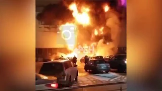 Пожар в ТЦ Рио в Москве