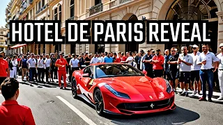 Ferrari Charles Leclerc Receiving His New Ferrari 812 Competition A Hotel De Paris Monaco