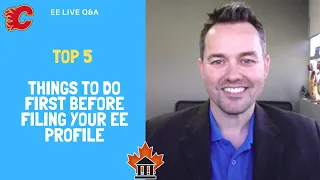 EE LIVE Q&A - Top 5 Things to Do First Before Submitting your EE Profile