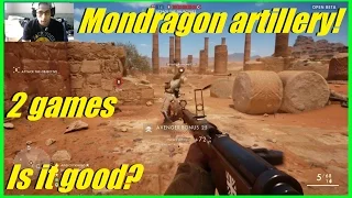 Battlefield 1 - Trying out the Mondragon Artillery! | Is it a good medic weapon? (2 games)