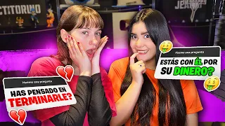 🔥PREGUNTAS INCOMODAS CON MI AMIGA😈 ¿ESTAS CON EL POR SU DINERO?