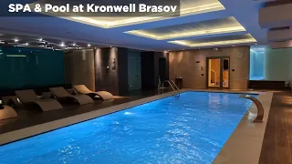 SPA & POOL area at Kronwell hotel Brasov - REVIEW and Video Tour