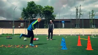 Академия Алиева. Футбольная тренировка после карантина.