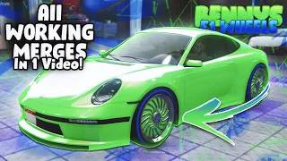 ALL GTA 5 CAR MERGE GLITCHES IN 1 VIDEO! (CAR TO CAR , RC BANDITO & MOC) GTA ONLINE FULL TUTORIAL