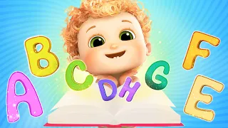 Phonics Song with TWO Words  | A For Apple | ABC Alphabet Songs for Children | Blue Fish 4K