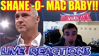 Shane - O - Fuckin' Mac Is Back!! - Live Reactions WWE RAW Feb 22nd 2016