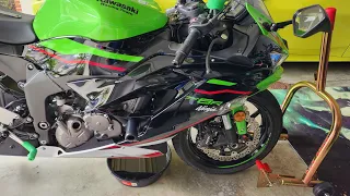 how to do a ZX6R oil change and all oil based information!