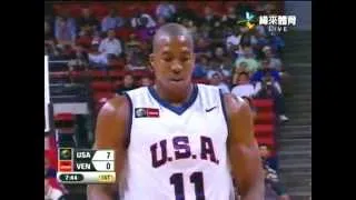 Venezuela vs USA ("Redeem Team"). Preolímpico 2007. 1° Parte
