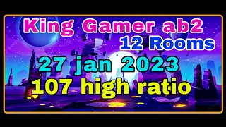 Angry birds 2 clan battle (27 jan 2023) (12Rooms) (107 high ratio)