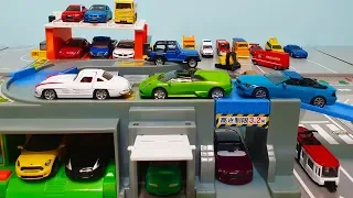 Siku parking tower Tomica organizer car toy