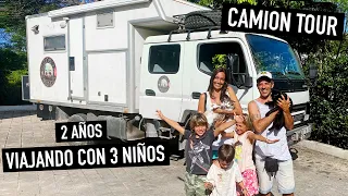 Esta familia viaja por el mundo - Su historia  (CAMION TOUR)