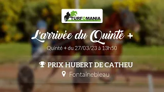 Turfomania Arrivée quinté du Lundi 27 Mars 2023