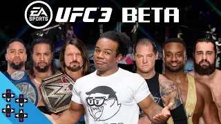 UFC 3 Beta!!! (feat. Styles, Big E, Kofi, The Usos, Corbin, Rusev & more!) — UpUpDownDown Streams